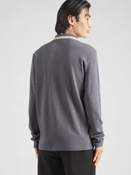BOSS Poloshirt 'Plisy' gelb/dunkelgrau/weiß