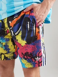 ADIDAS ORIGINALS Shorts 'ARCHIVE' navy/azur/gelb/schwarz