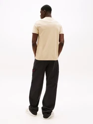 Tommy Jeans T-Shirt 'JASPE' navy / khaki / rot / weiß