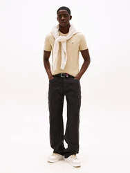 Tommy Jeans T-Shirt 'JASPE' navy / khaki / rot / weiß
