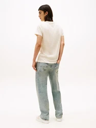 Tommy Jeans T-Shirt beige/marine/rot