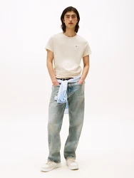 Tommy Jeans T-Shirt beige/marine/rot