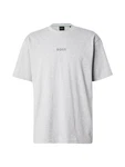 BOSS GREEN T-Shirt Tee 10 mit Rundhalsausschnitt hellgrau/silber