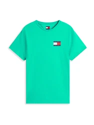 Tommy Jeans T-Shirt 'ESSENTIAL' marineblau/jade/rot/weiß