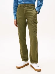 TOMMY HILFIGER Hose 'DENTON' oliv