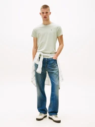 Tommy Jeans T-Shirt pastellgrn