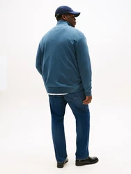 Tommy Hilfiger Strickjacke BT-ESSENTIAL COTTON ZIP THRU (in bracket if parent id exists) blau