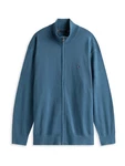 Tommy Hilfiger Strickjacke BT-ESSENTIAL COTTON ZIP THRU (in bracket if parent id exists) blau