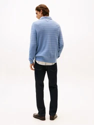 TOMMY HILFIGER Pullover Sweatshirt hellblau