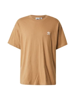 ADIDAS ORIGINALS T-Shirt ESS hellbraun/weiß ADIDAS ORIGINALS T-Shirt ESS hellbraun/weiß