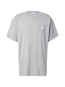 ADIDAS ORIGINALS T-Shirt ESS grau/weiß ADIDAS ORIGINALS T-Shirt ESS grau/weiß