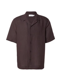 Hemd braun / schwarz