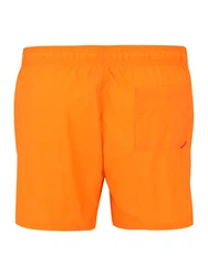 HUGO Badeshorts 'Haiti' orange/weiß
