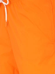 HUGO Badeshorts 'Haiti' orange/weiß