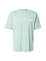 T-Shirt 'CITY BIZ' mint / wei