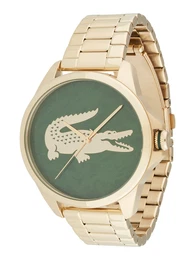 Uhr 'LE CROC' gold / dunkelgrn