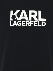 Karl Lagerfeld T-Shirt marine/weiß