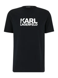 Karl Lagerfeld T-Shirt marine/weiß