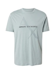 ARMANI EXCHANGE T-Shirt jade/schwarz