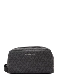 Waschtasche grau / schwarz