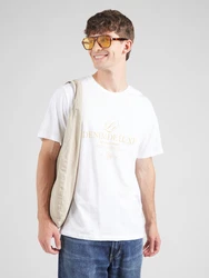 Jack & Jones Premium T-Shirt 'JPRBLUJAYCE' camel/weiß