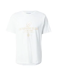 Jack & Jones Premium T-Shirt 'JPRBLUJAYCE' camel/weiß
