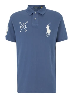 Polo Ralph Lauren Poloshirt royalblau/weiß