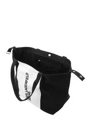 KARL LAGERFELD JEANS Shopper schwarz/weiß