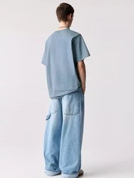 Pull&Bear T-Shirt taubenblau