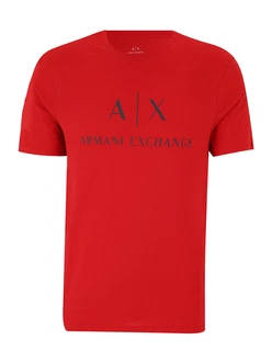 ARMANI EXCHANGE T-Shirt '8NZTCJ' knallrot/schwarz (8NZTCJ)