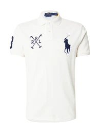 Poloshirt marine / wei