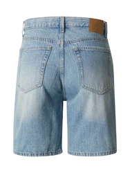 WEEKDAY Shorts 'Galaxy' blau
