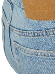 WEEKDAY Shorts 'Galaxy' blau
