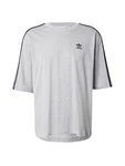 ADIDAS ORIGINALS T-Shirt 'Adicolor' graumeliert/schwarz ADIDAS ORIGINALS T-Shirt 'Adicolor' graumeliert/schwarz