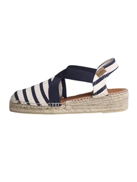 Espadrile 'VINAROS' mornarska / bela