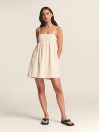 Obleka 'ASTER MINI DRESS' bež