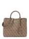 GUESS Kabelka 'MERIDIAN II GIRLFRIEND SATCHEL'  hnědá / světle hnědá