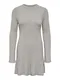 ONLY Úpletové šaty  světle šedá