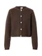 PIECES Kardigan 'PCSilly'  tmavě hnědá