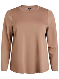 Bluza 'MONA' svetlo rjava
