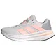 ADIDAS PERFORMANCE Tekaški čevelj 'GALAXY 7'  siva / svetlo siva / breskev