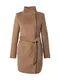 VERO MODA Přechodný kabát 'VMTWODOPE' hnědá VERO MODA Přechodný kabát 'VMTWODOPE' hnědá
