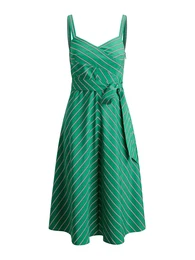 Lauren Ralph Lauren Poletna obleka '70S' limeta / črna / bela