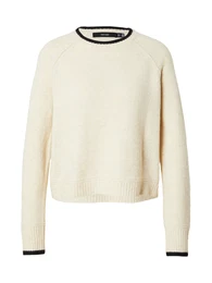 Svetr 'VMAQUARIUS' béžová / černá