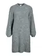 VILA Pletena obleka 'VIRETTA'  pegasto siva