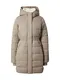 HOLLISTER Zimní parka  hnědý melír