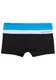 BRUNO BANANI Boxer-Badehose blau / schwarz / weiß