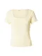 LEVI'S  Tričko 'Essential Square Neck Tee'  pastelově žlutá