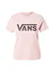 VANS Tričko 'Flying V'  růže / černá