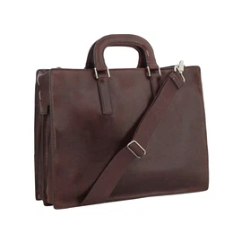 Today Business Aktentasche Leder 40 cm schoko